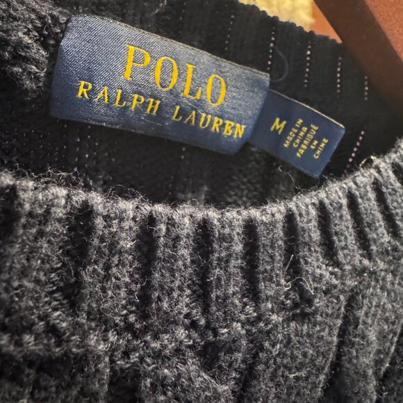 Navy Blue Polo Ralph Lauren Sweater - Picture 2 of 4